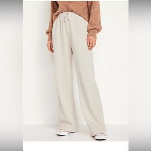 Plus Size Beige Sweatpants